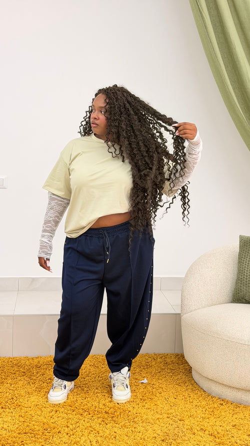 Maglia manica pizzo Curvy