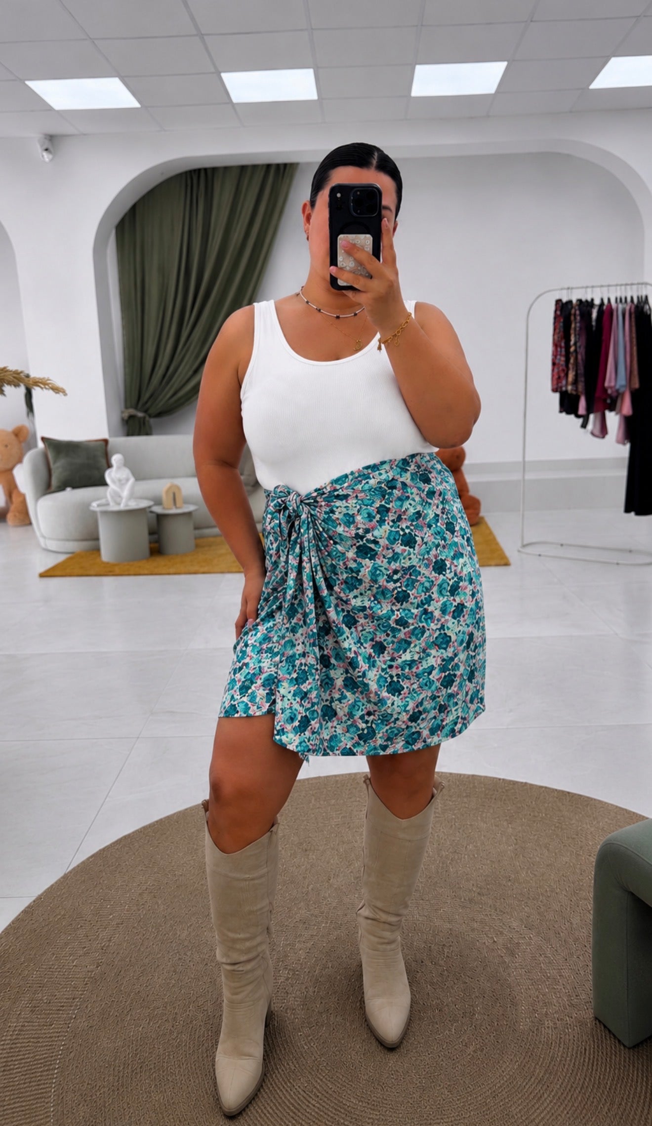 Gonna portafoglio fantasia Curvy