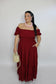 Abito Amalfi Curvy Bordeaux