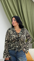 Camicia animalier curvy