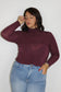 Maglia Cashmere collo alto Curvy 11 colori