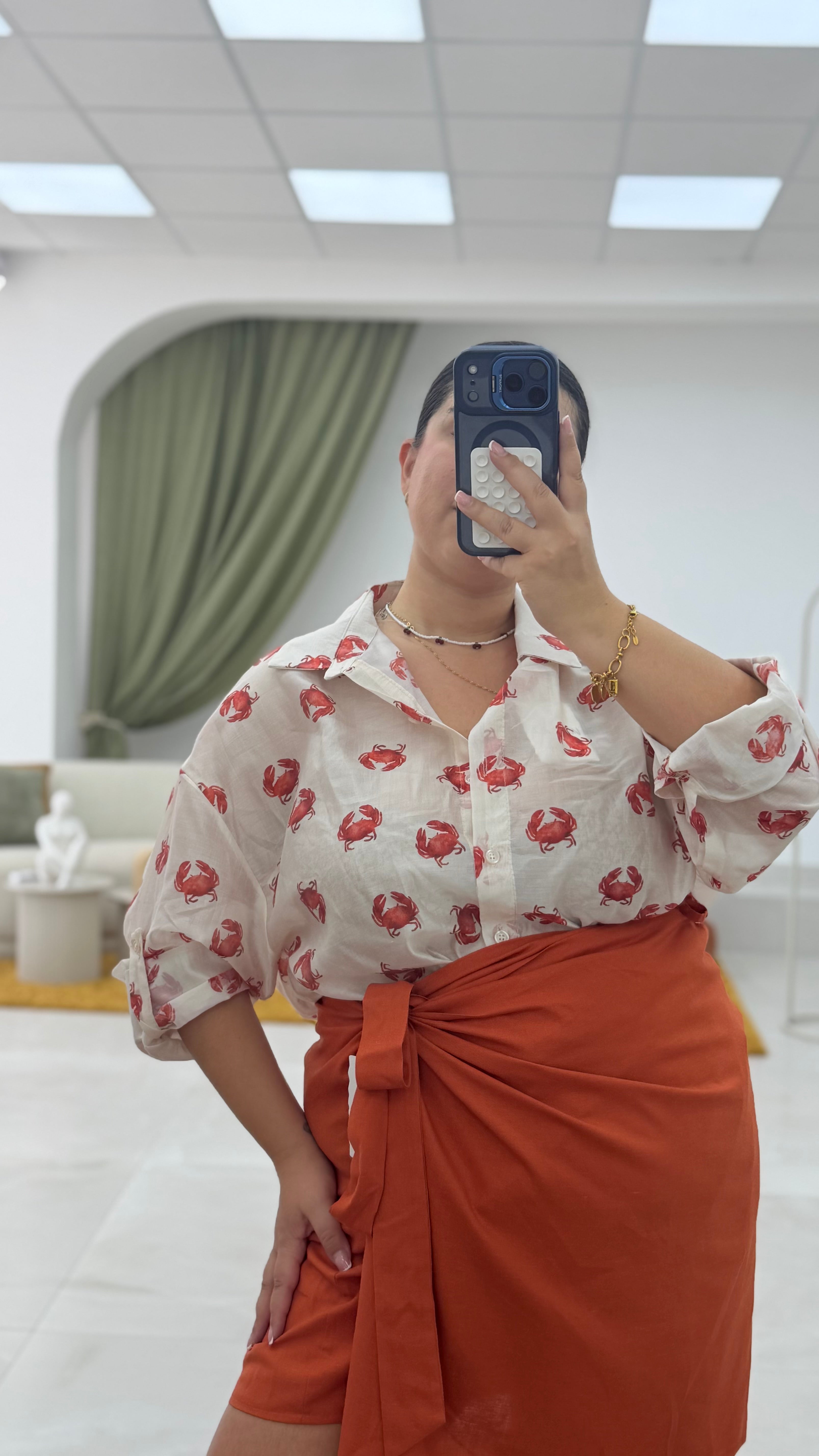 Camicia fantasie Curvy