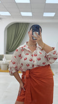 Camicia fantasie Curvy