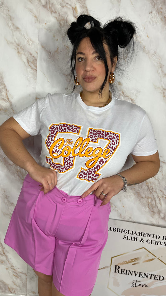 T-Shirt The College oversize