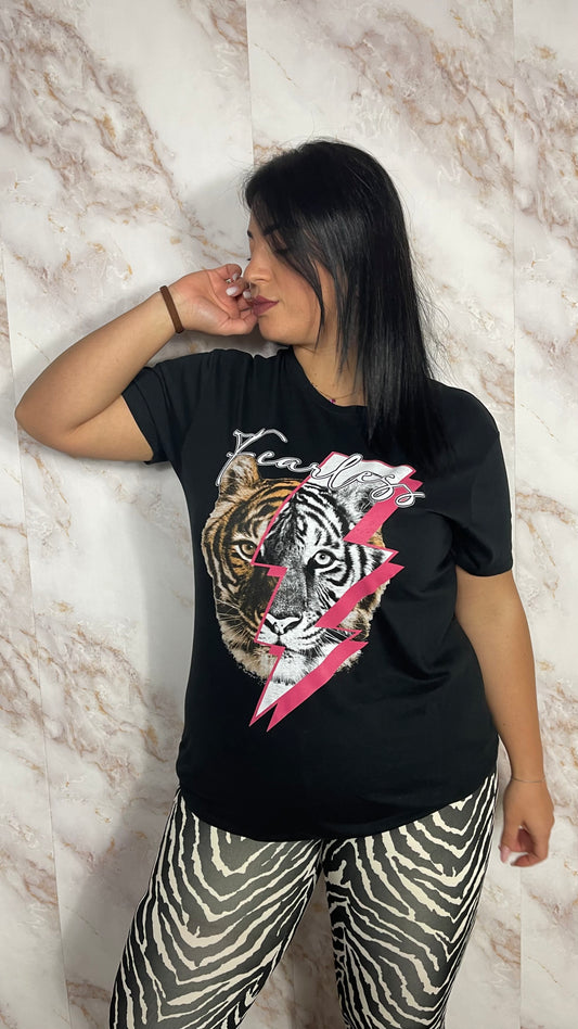T-Shirt Tigre Oversize