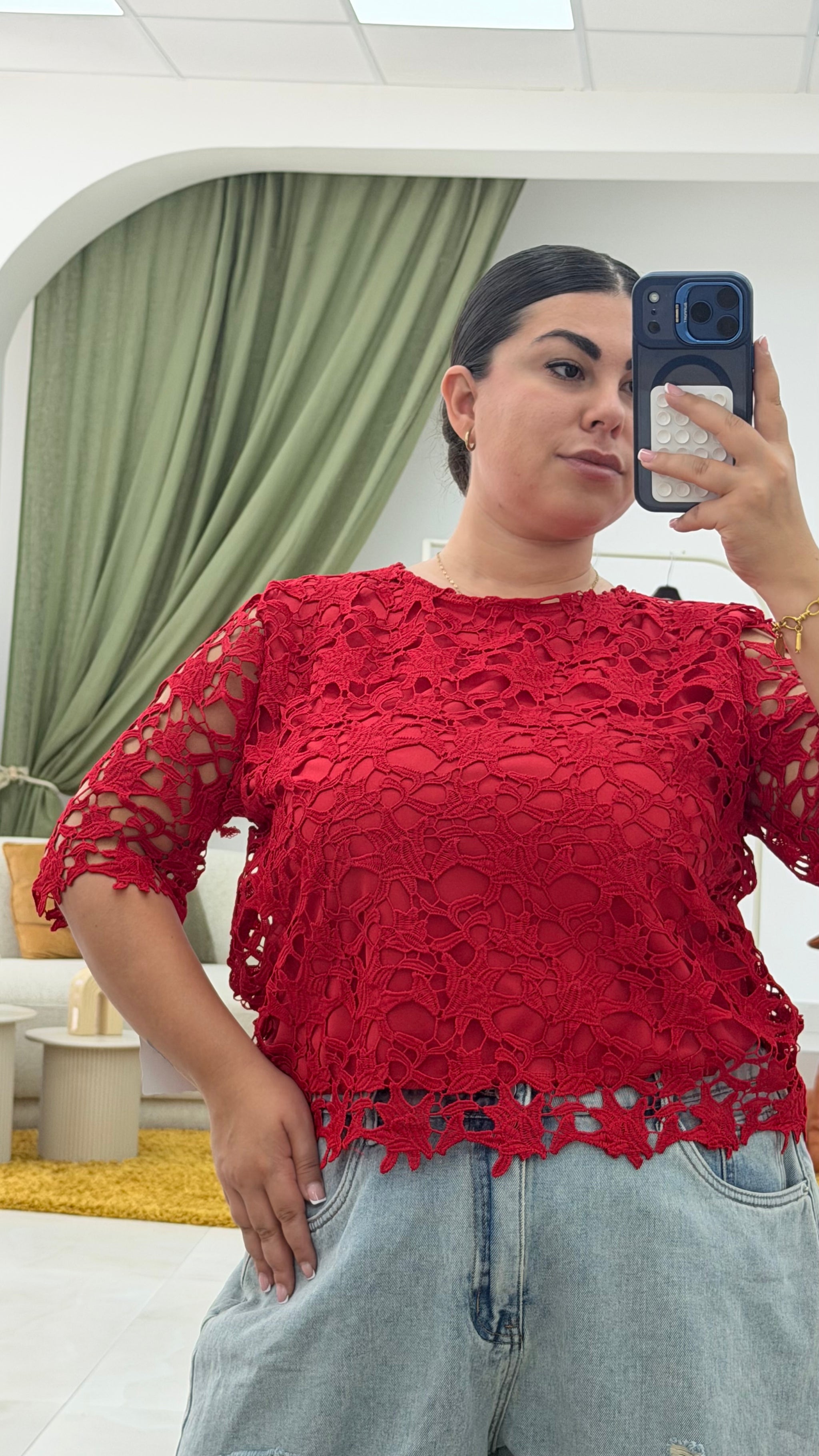 Camicetta pizzo CURVY PROMO