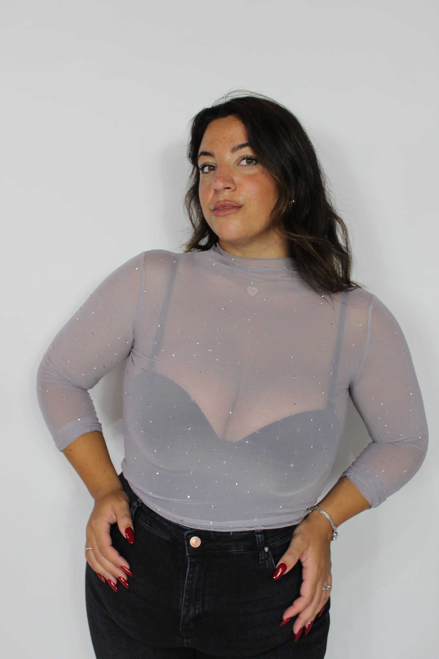 Top Strassoso Slim & Curvy vari colori