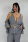Coordinato Chicca Curvy Grigio Scuro