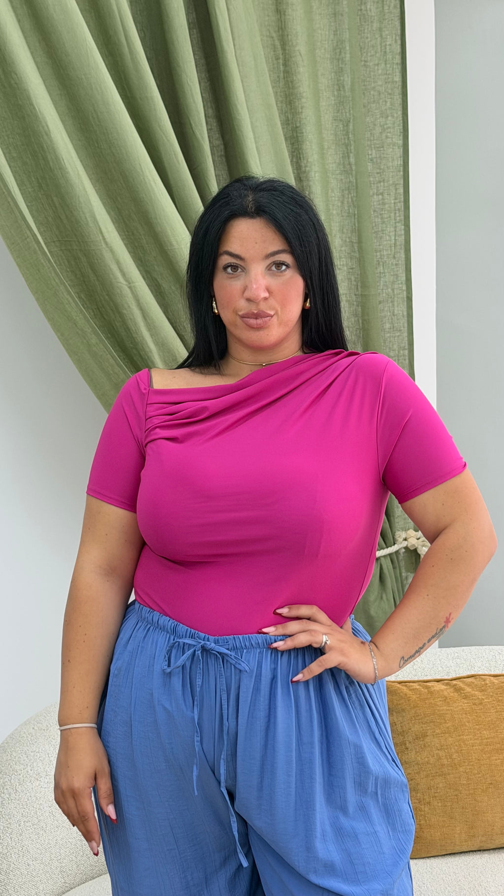 Body Shelly mezza manica Curvy