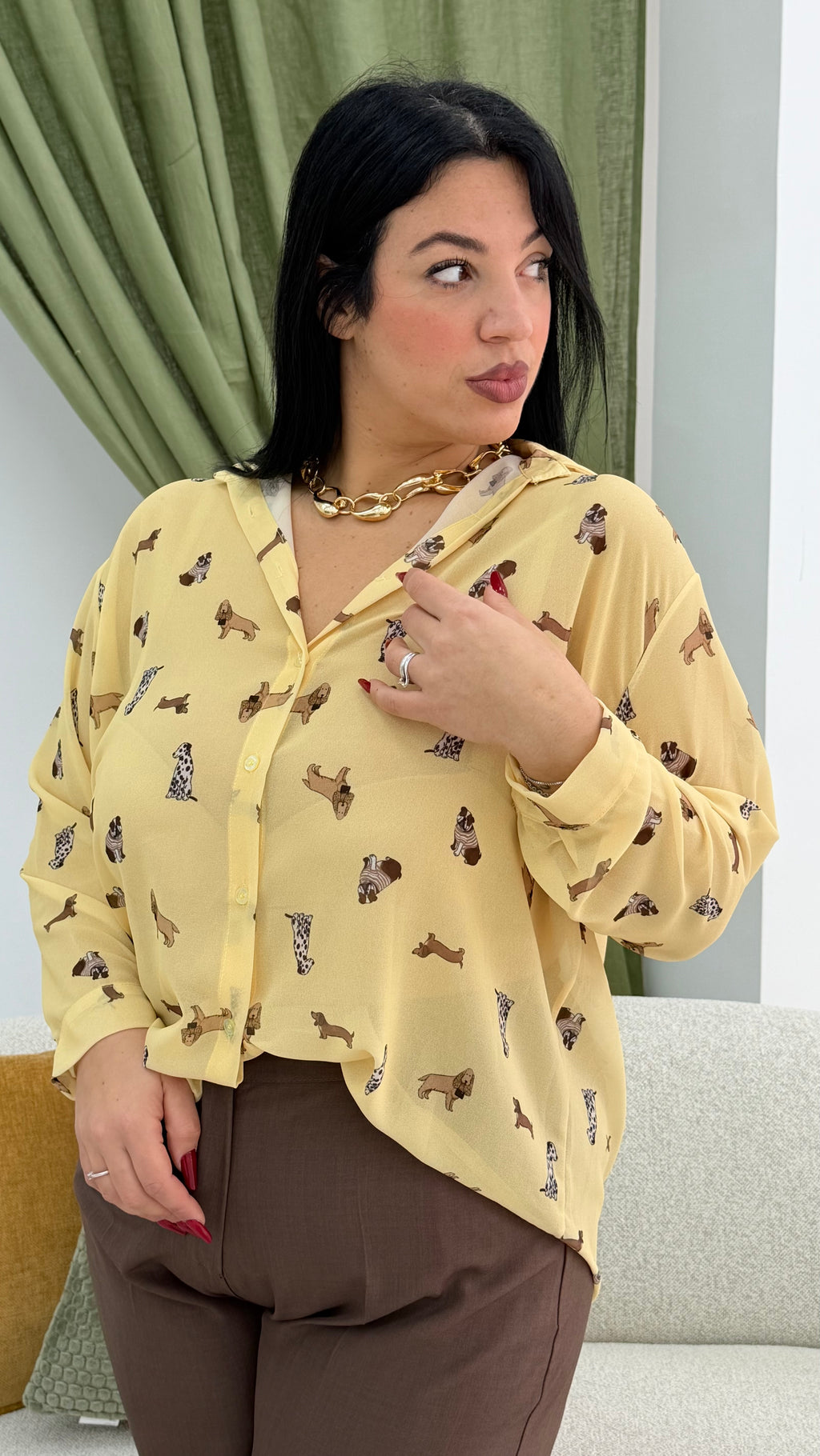 Camicia Dogs Curvy