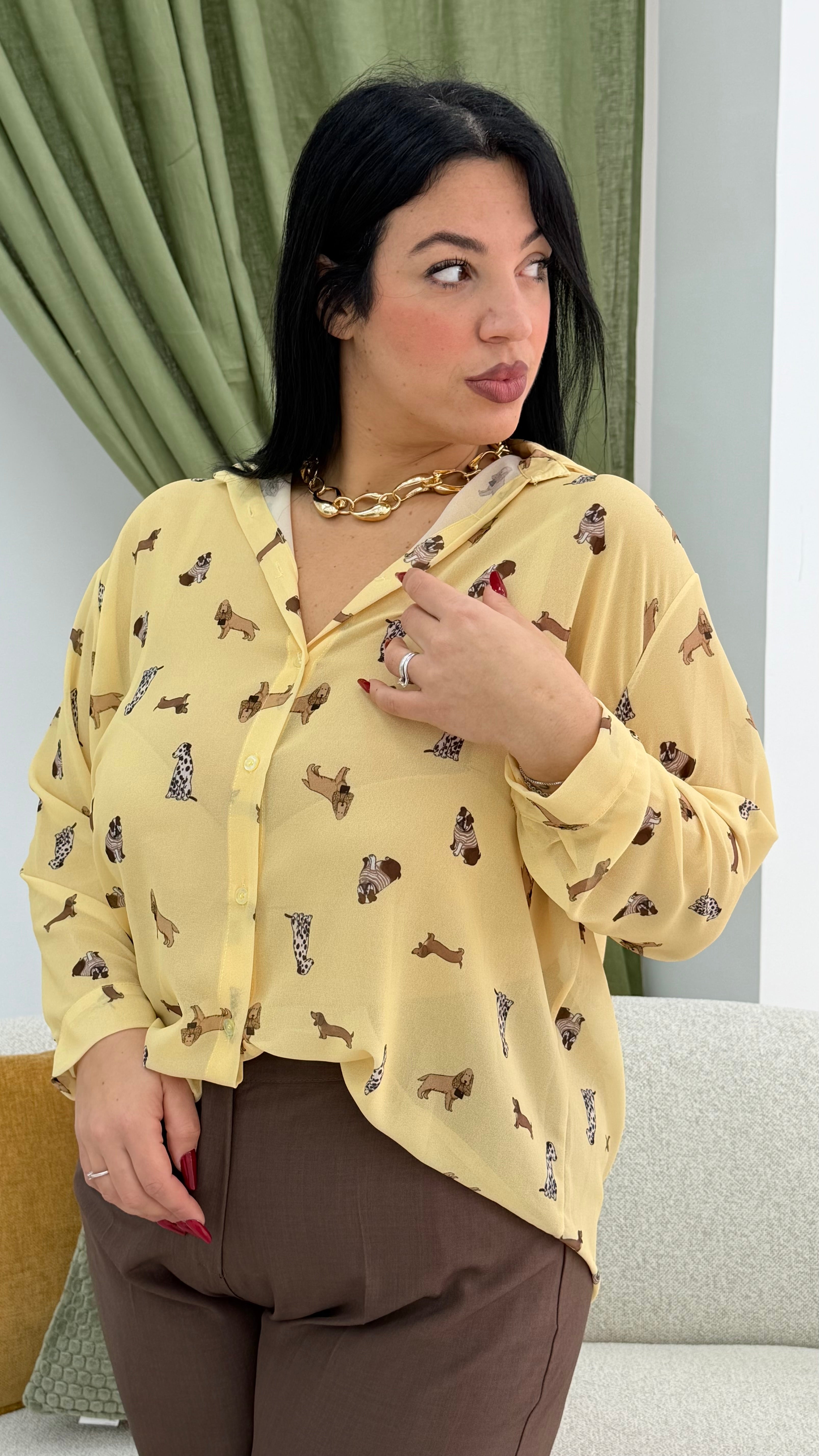 Camicia Dogs Curvy