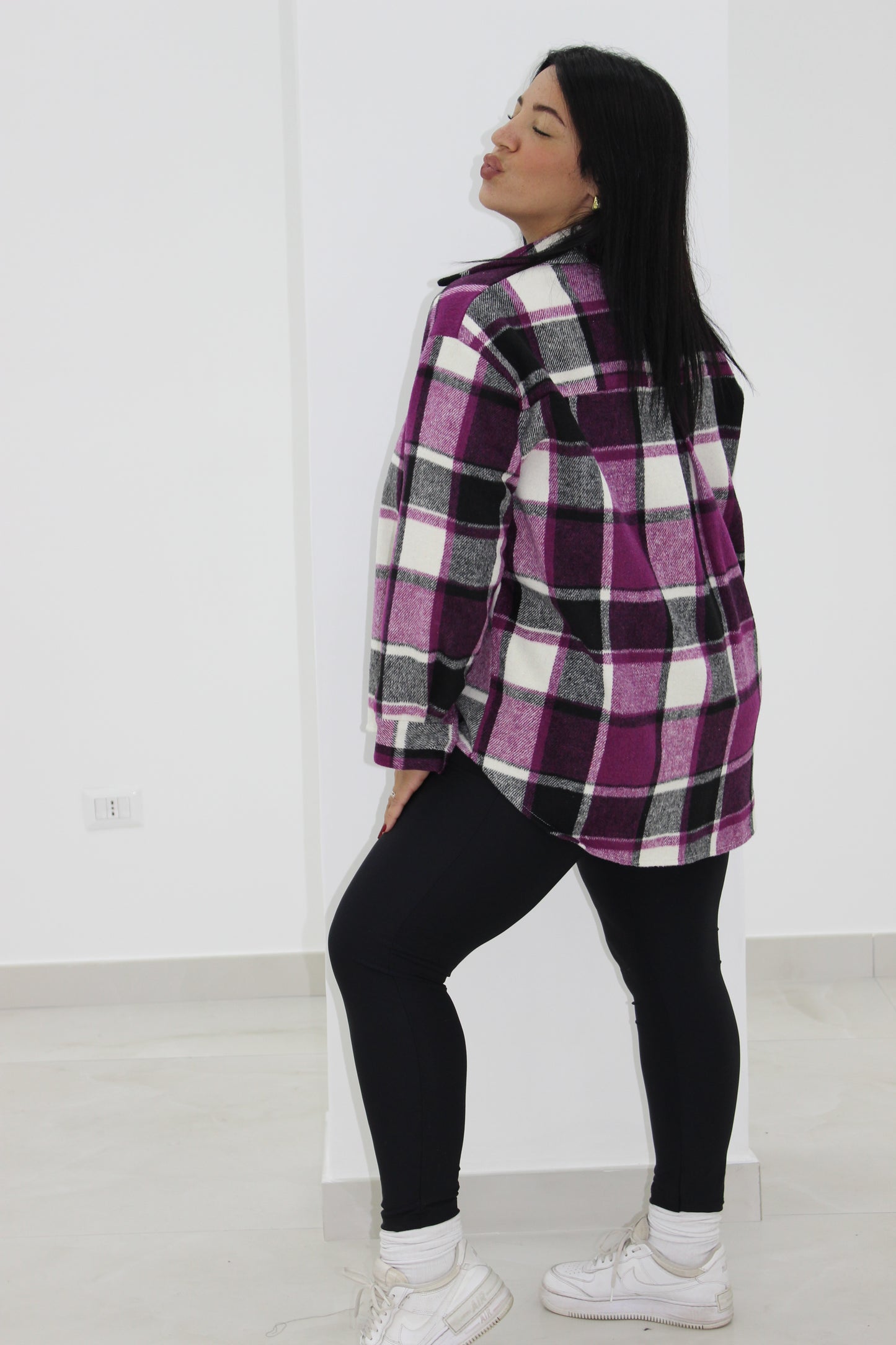 Giacca Quadri Oversize Vari colori