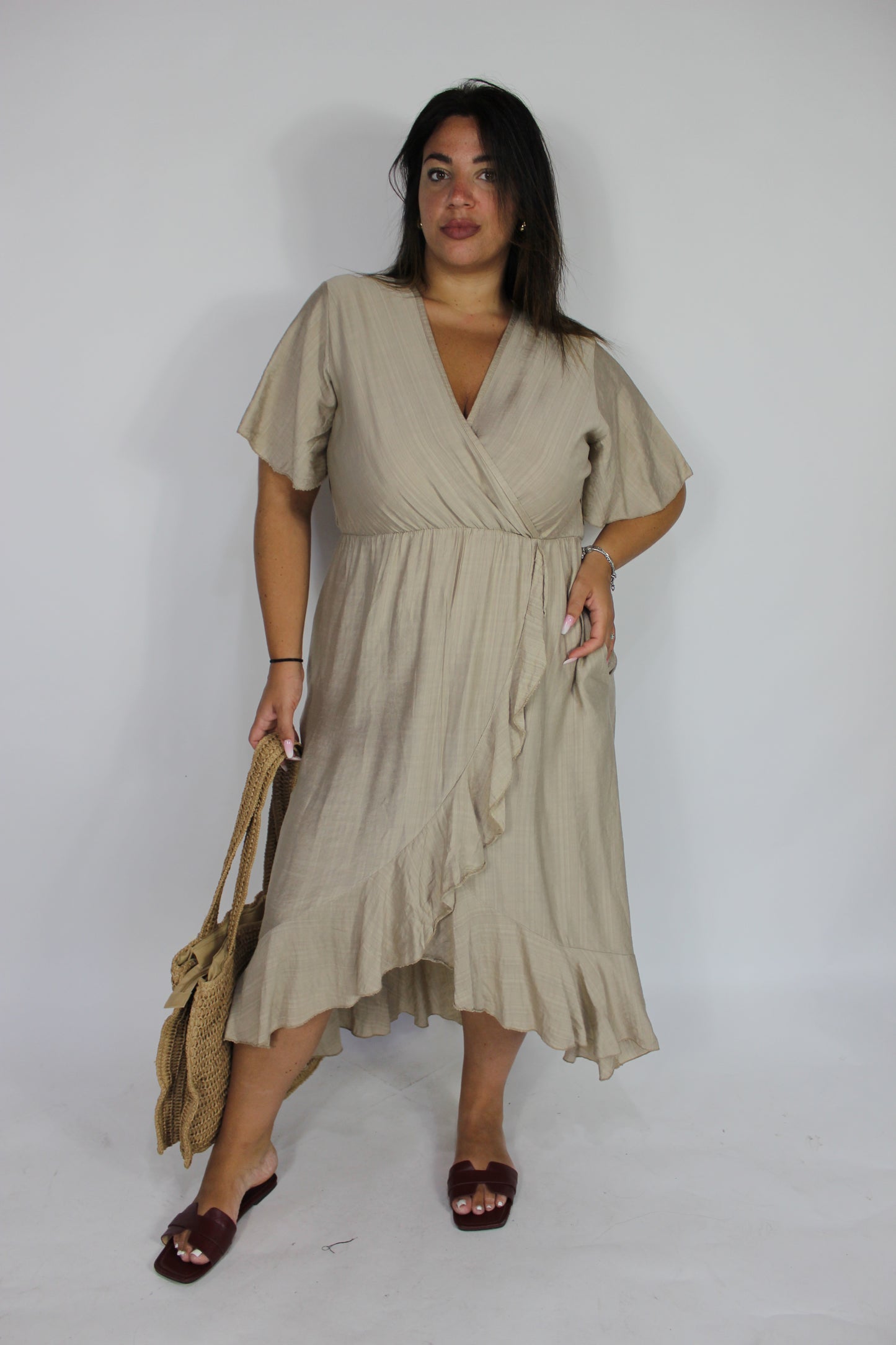 Abito mezza manica Curvy