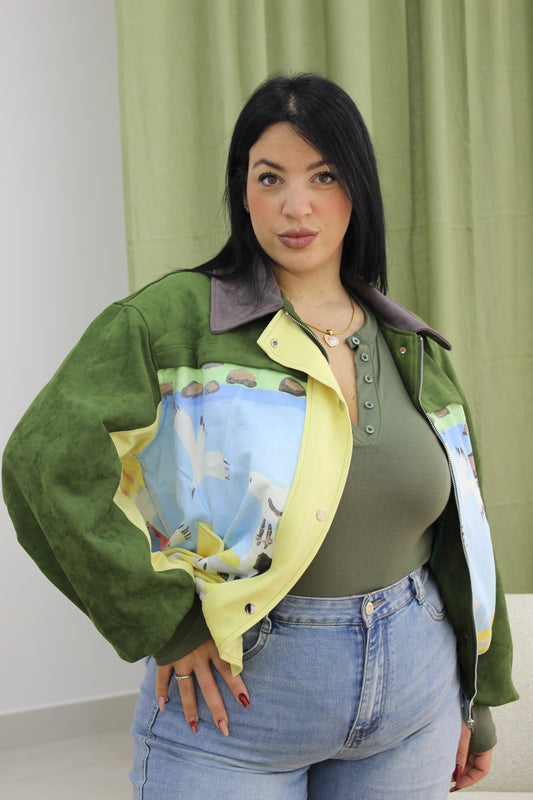 Giubbotto Nature Oversize