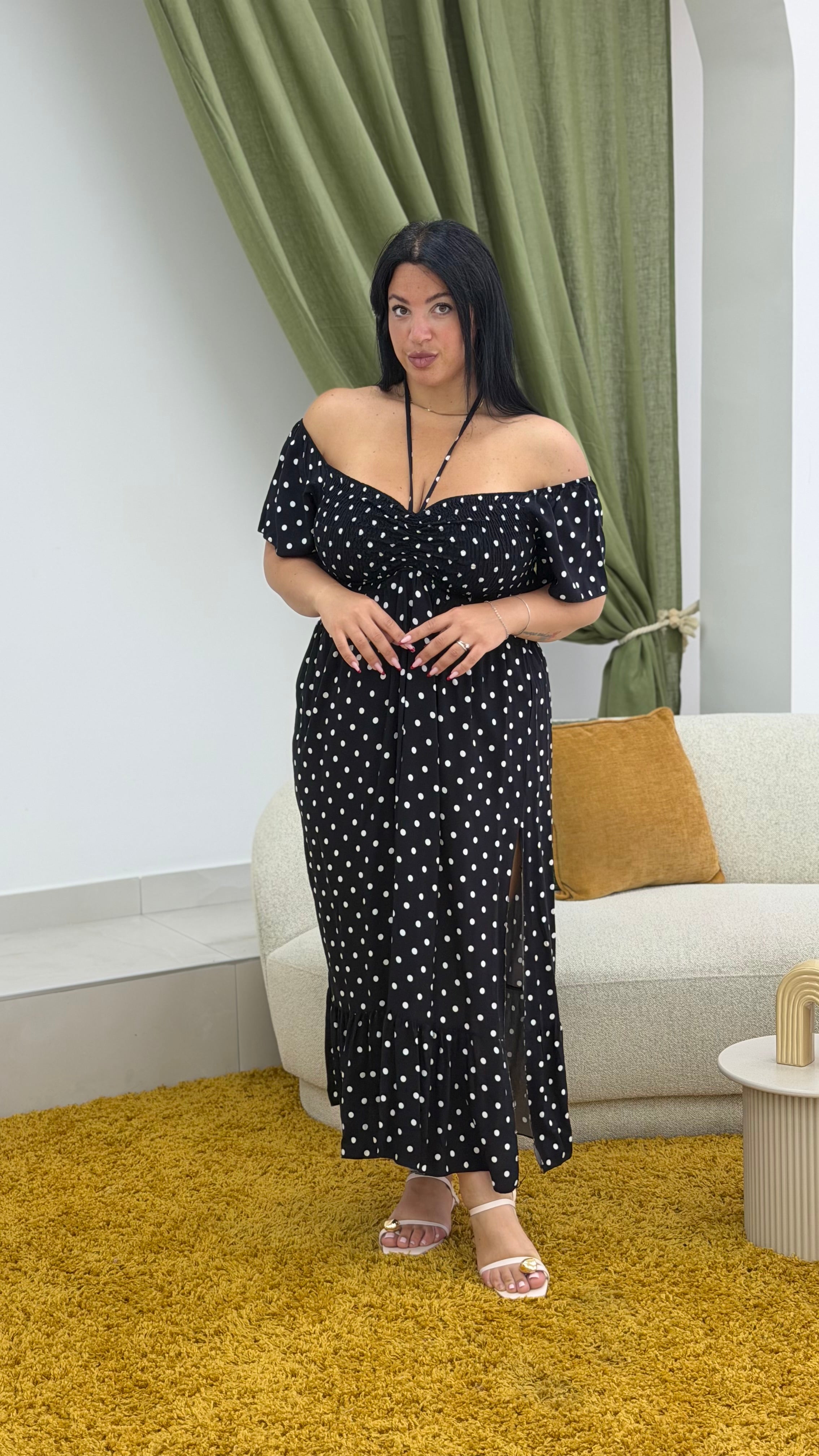 Abito Venezia Pois Curvy