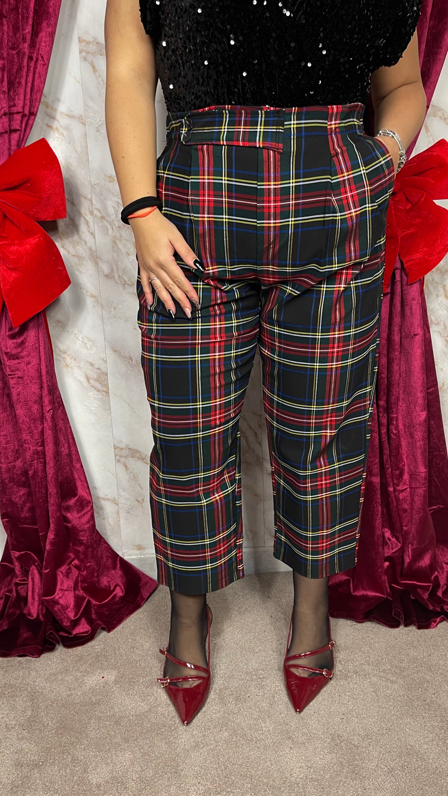 Pantalone Tartan CURVY