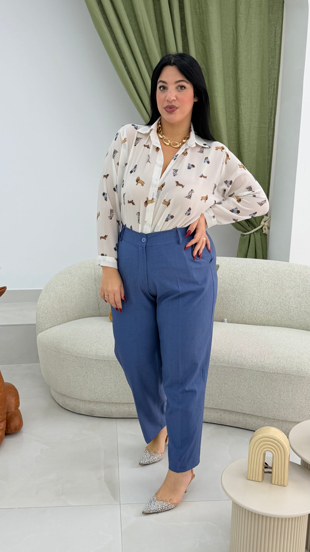 Camicia Dogs Curvy