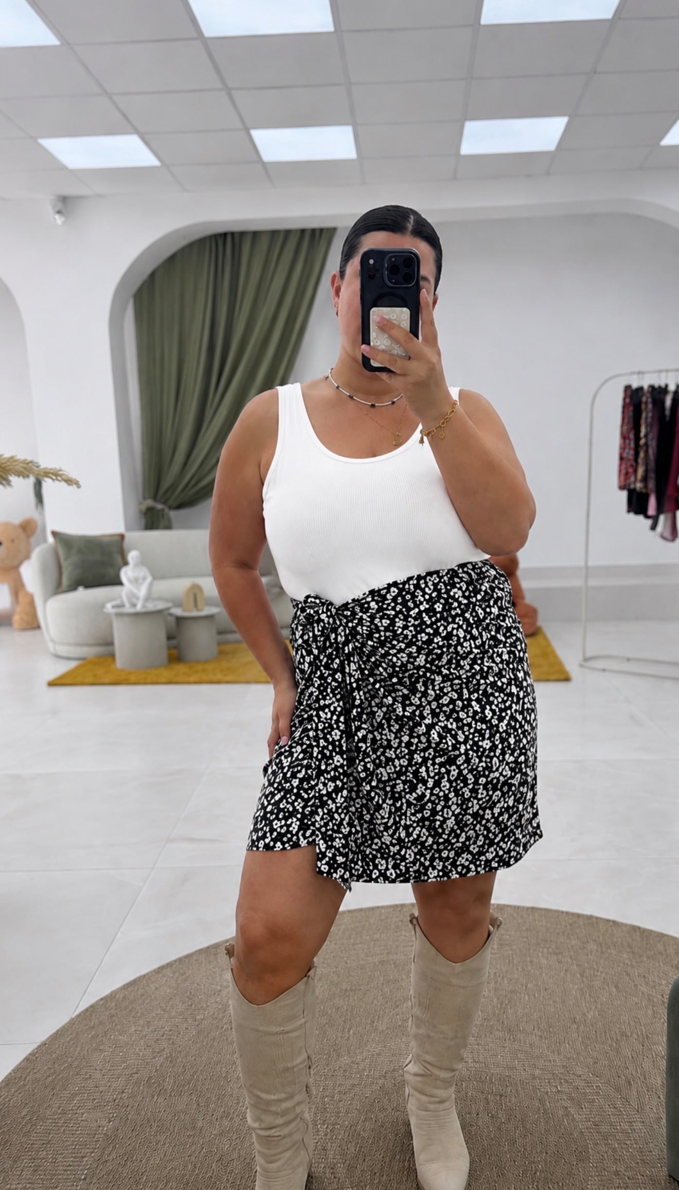 Gonna portafoglio fantasia Curvy