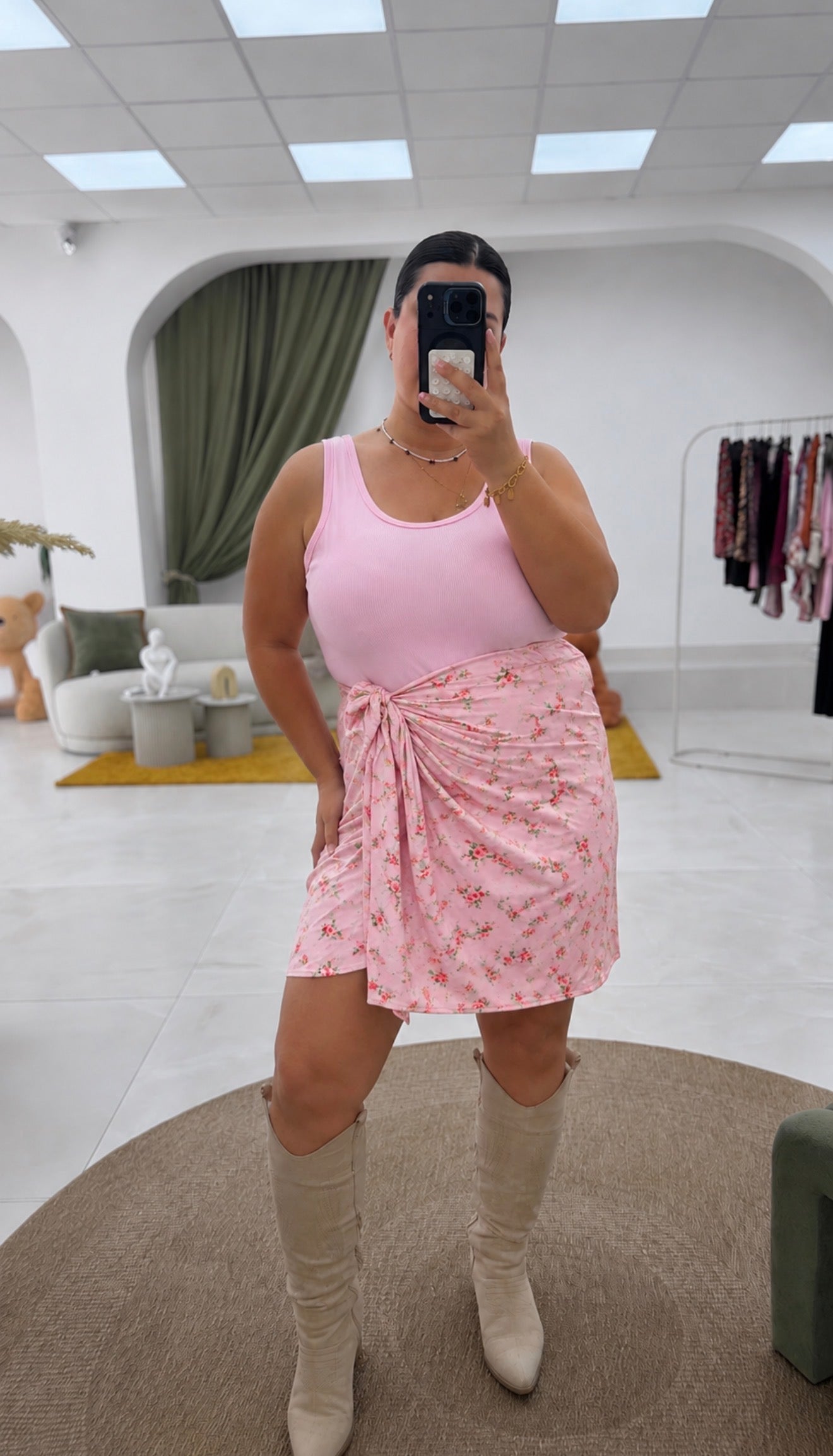 Gonna portafoglio fantasia Curvy