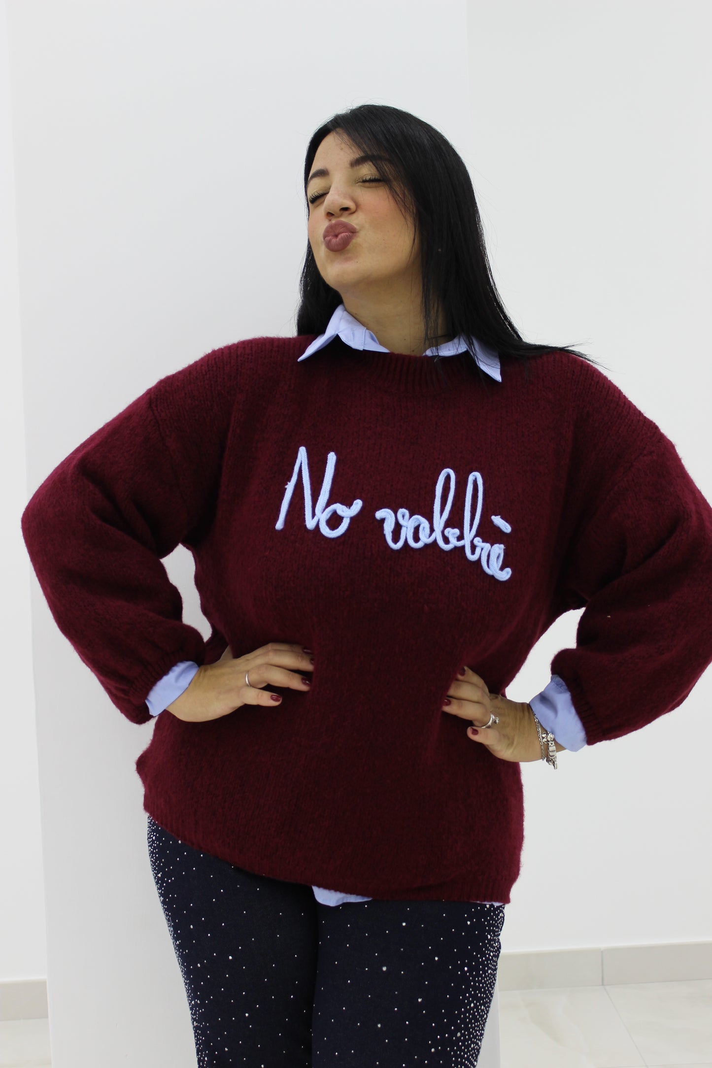 Pull NO VABBÈ oversize Vari colori