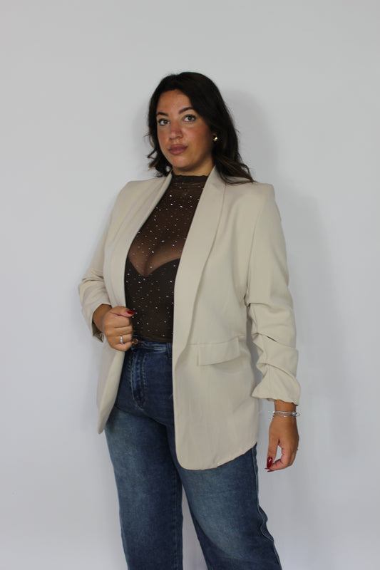 Giacca Drappeggio CURVY vari colori