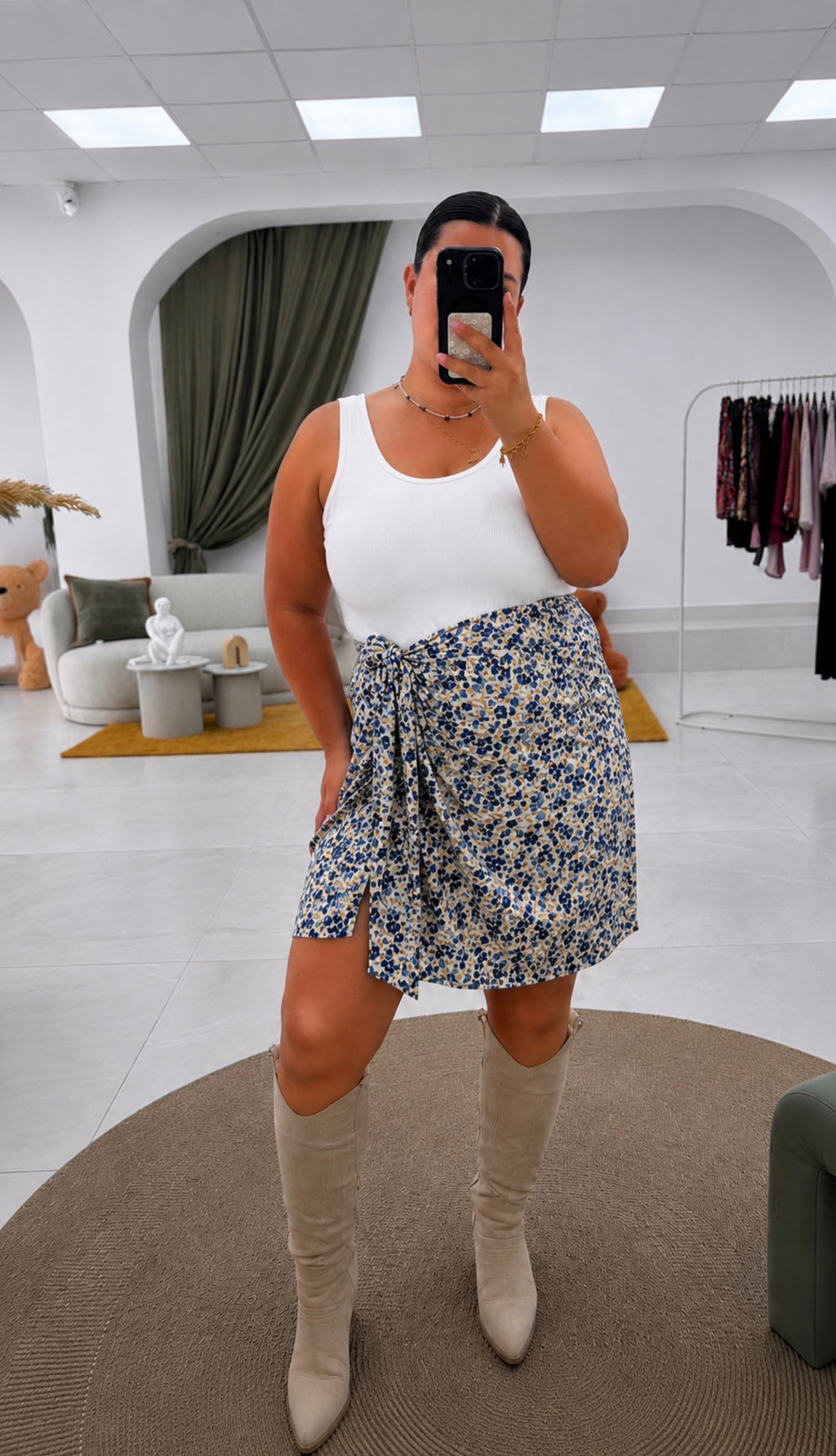 Gonna portafoglio fantasia Curvy