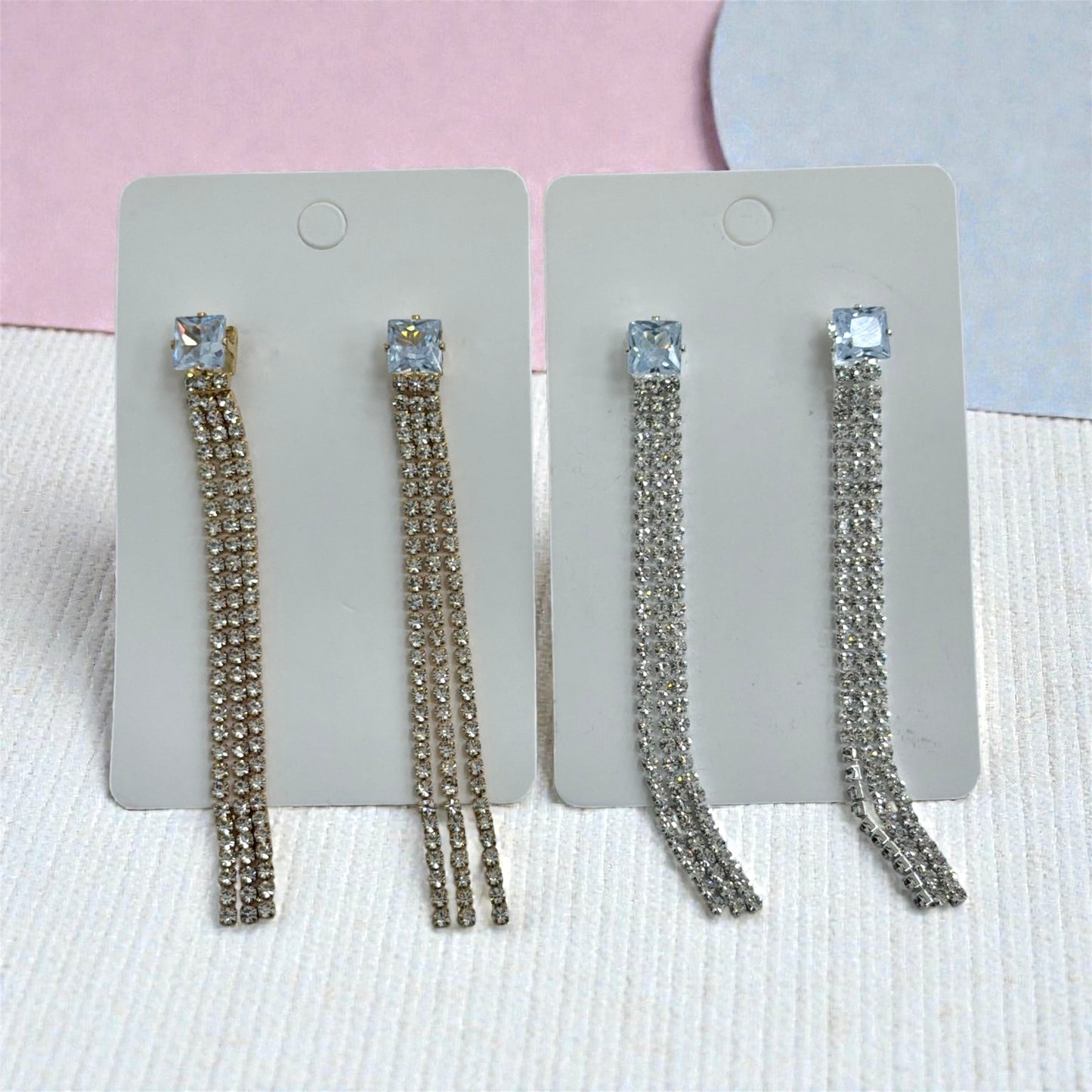 Orecchini luce strass