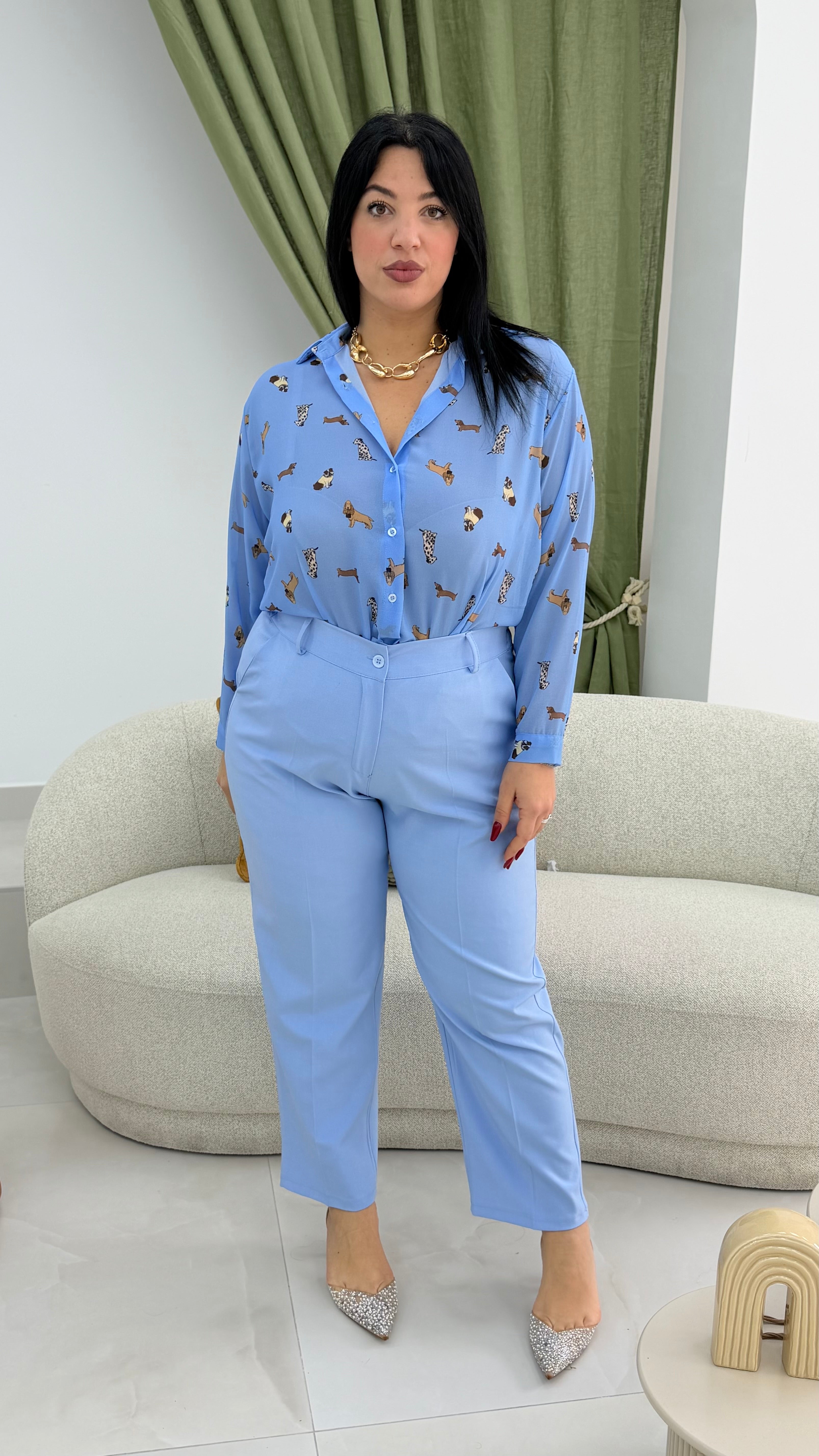 Camicia Dogs Curvy