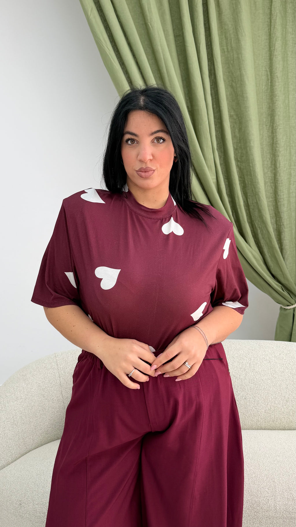 T-Shirt Regina di Cuori oversize