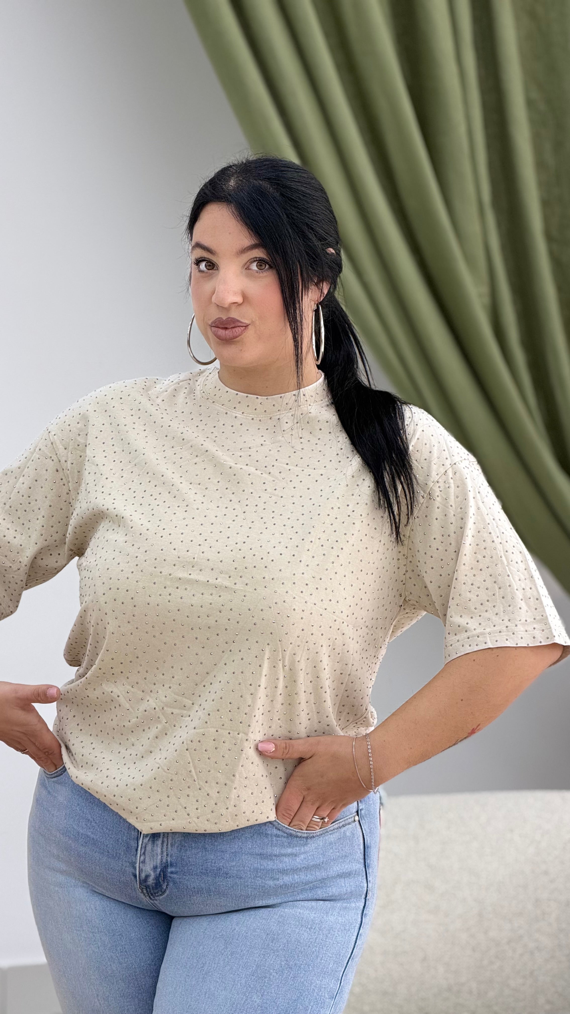 T-shirt Brillis Oversize