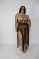 Costume coordinato Zanzibar Curvy Marrone