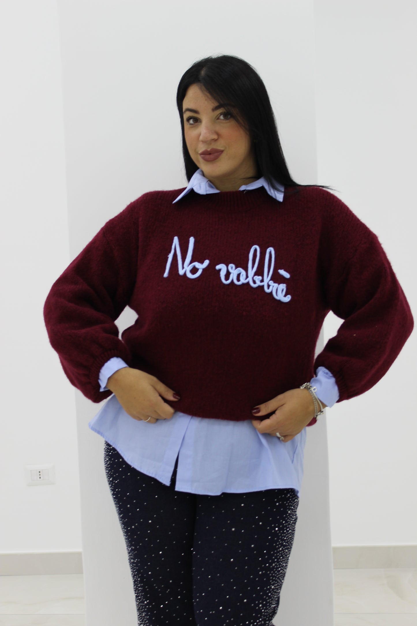 Pull NO VABBÈ oversize Vari colori