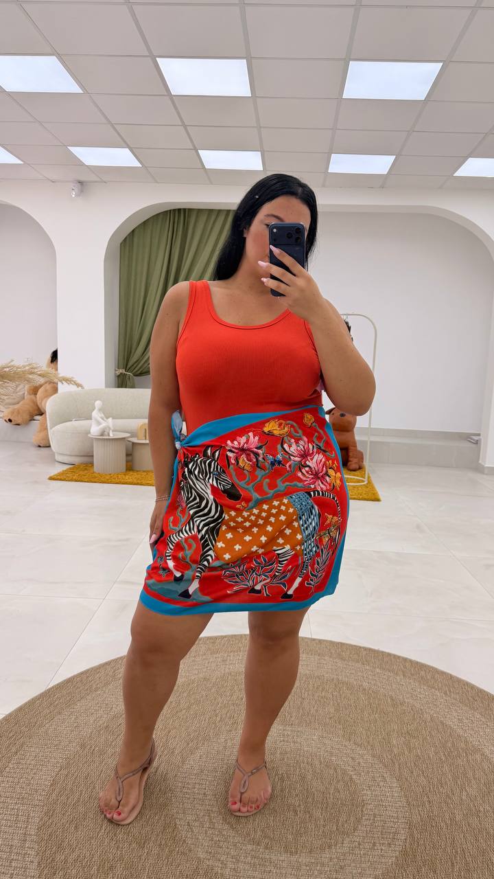 Gonna CORTA pareo CURVY