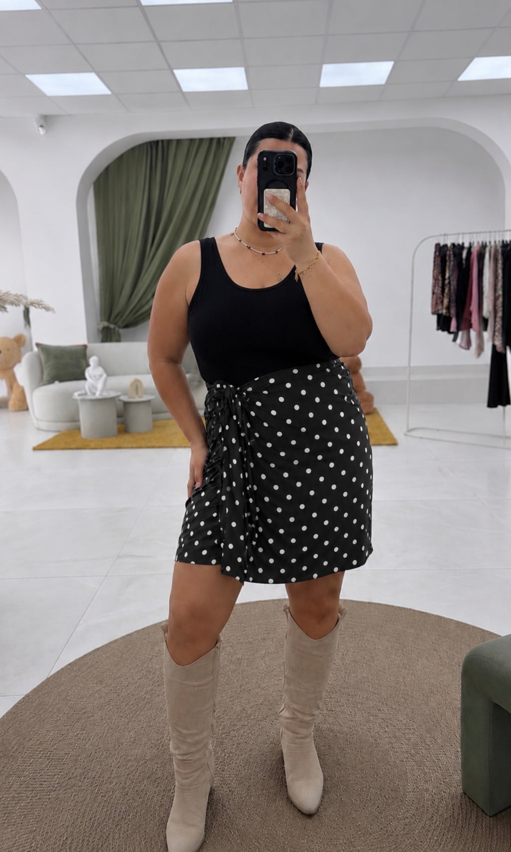 Gonna portafoglio fantasia Curvy