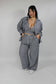 Coordinato Chicca Curvy Grigio Scuro