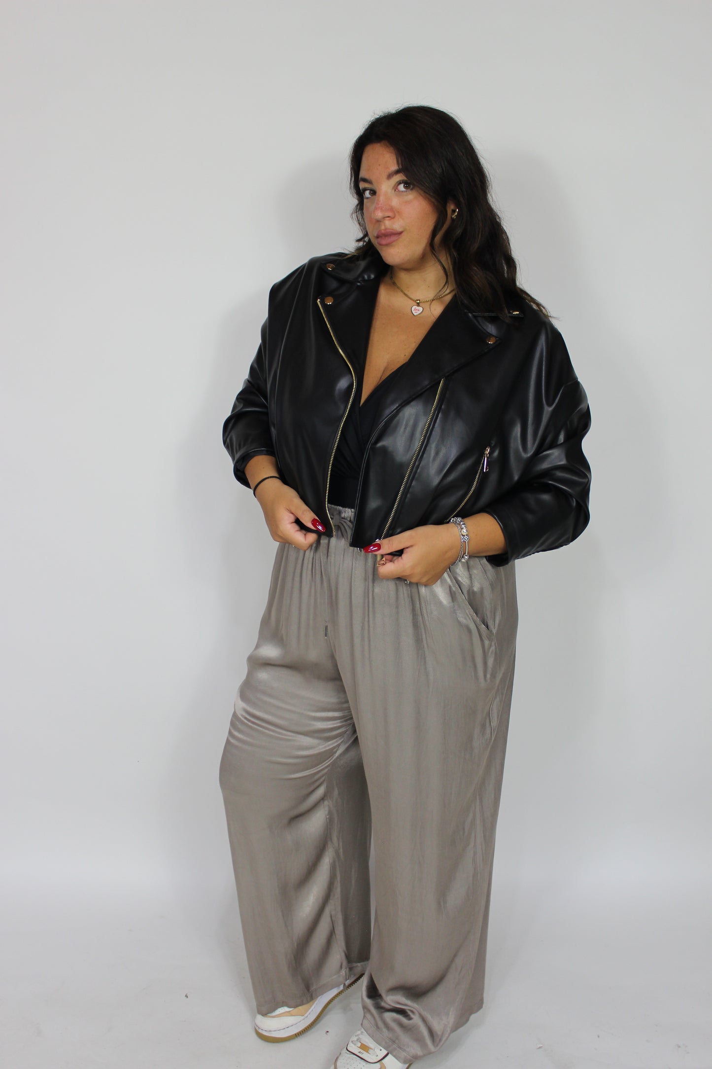 Pantalone Satin Curvy vari colori