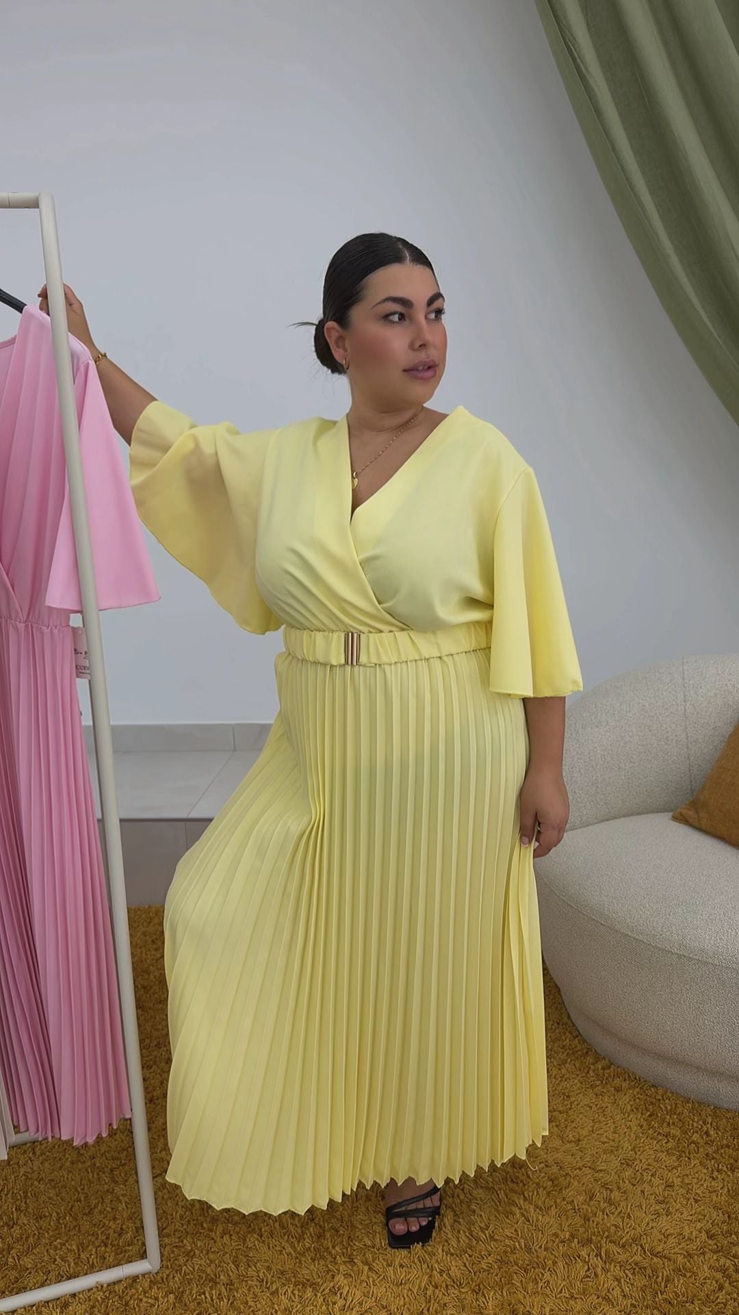 Abito plissè Curvy PROMO