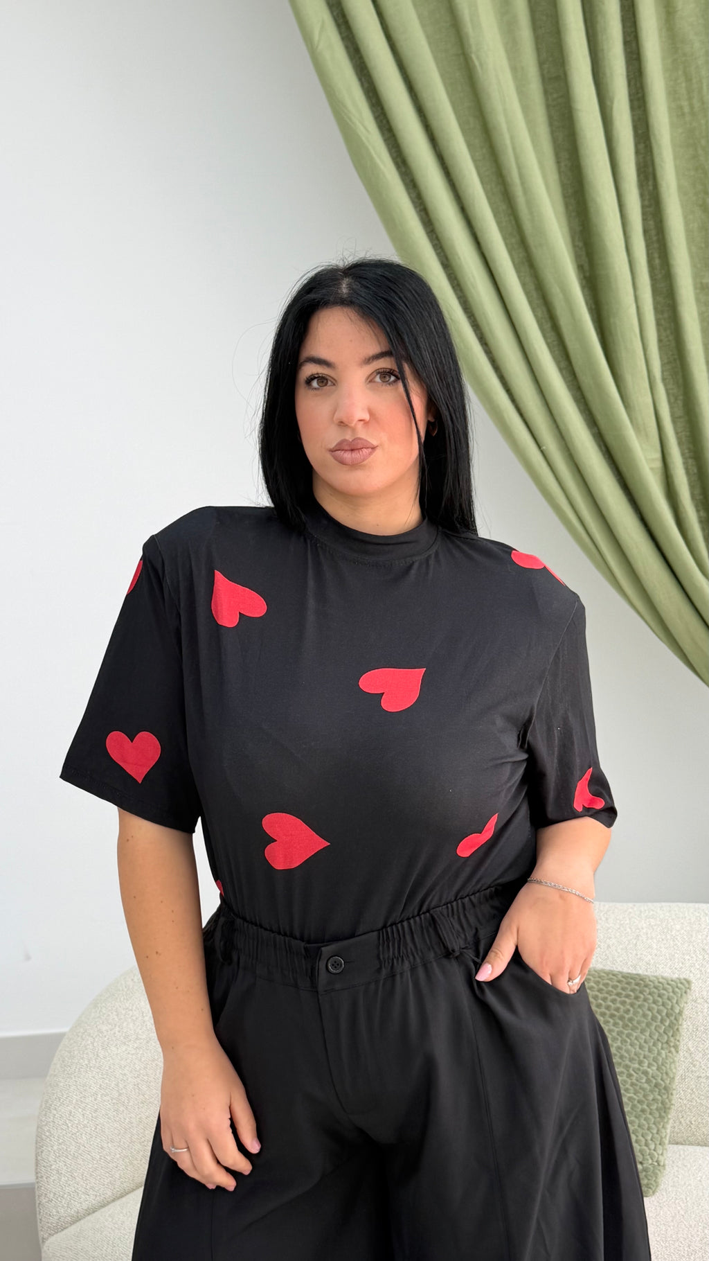T-Shirt Regina di Cuori oversize