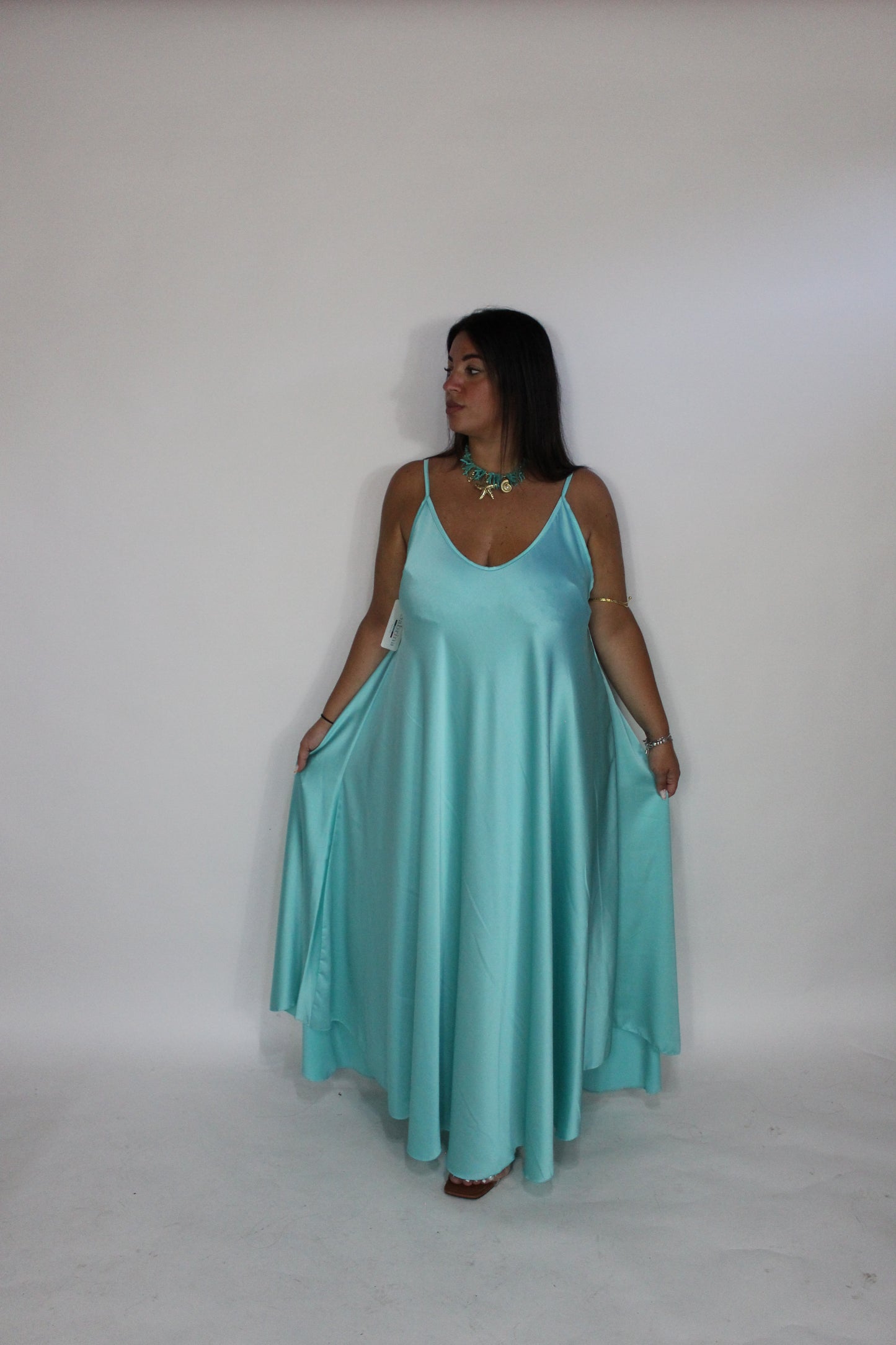 Abito Seta VARI colori CURVY