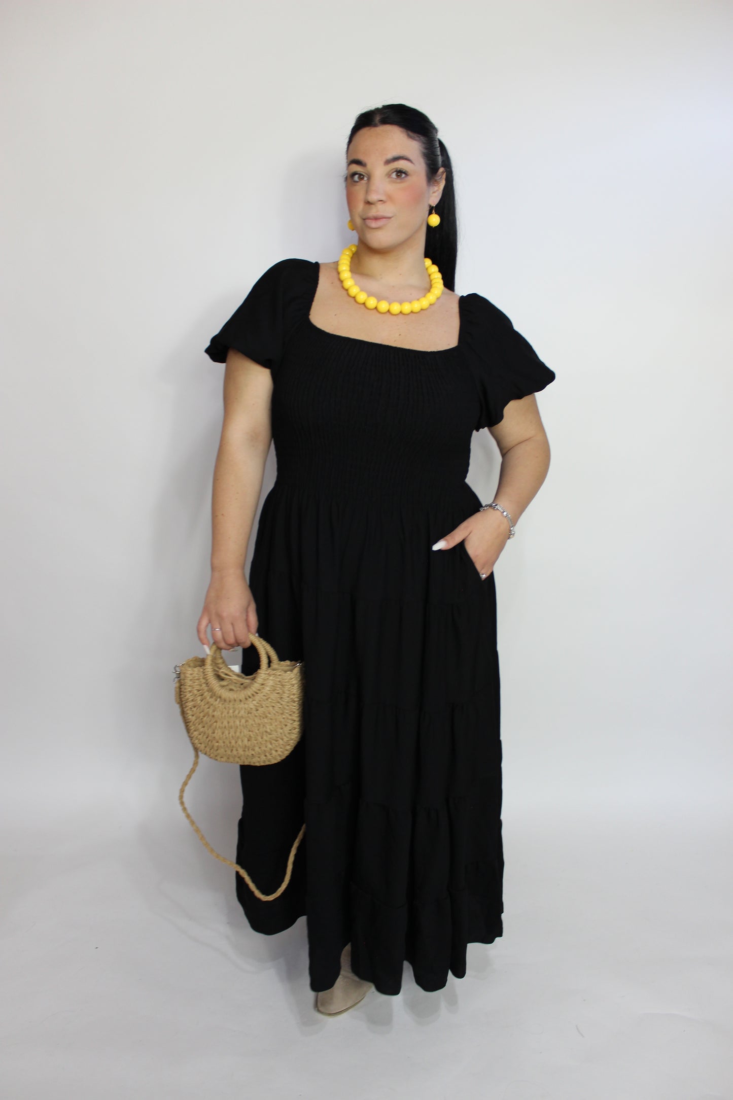 Abito Amalfi Curvy Nero