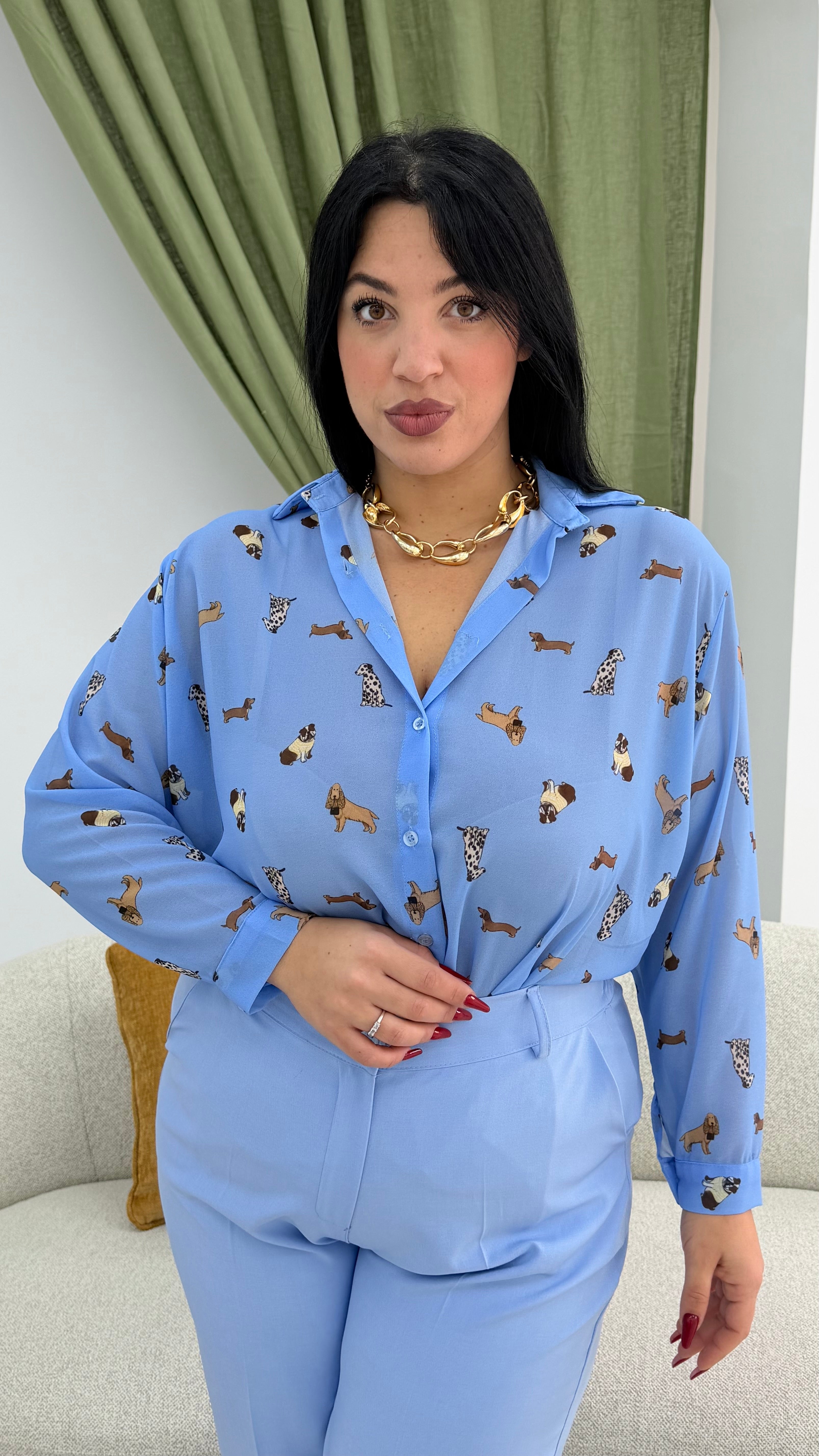 Camicia Dogs Curvy