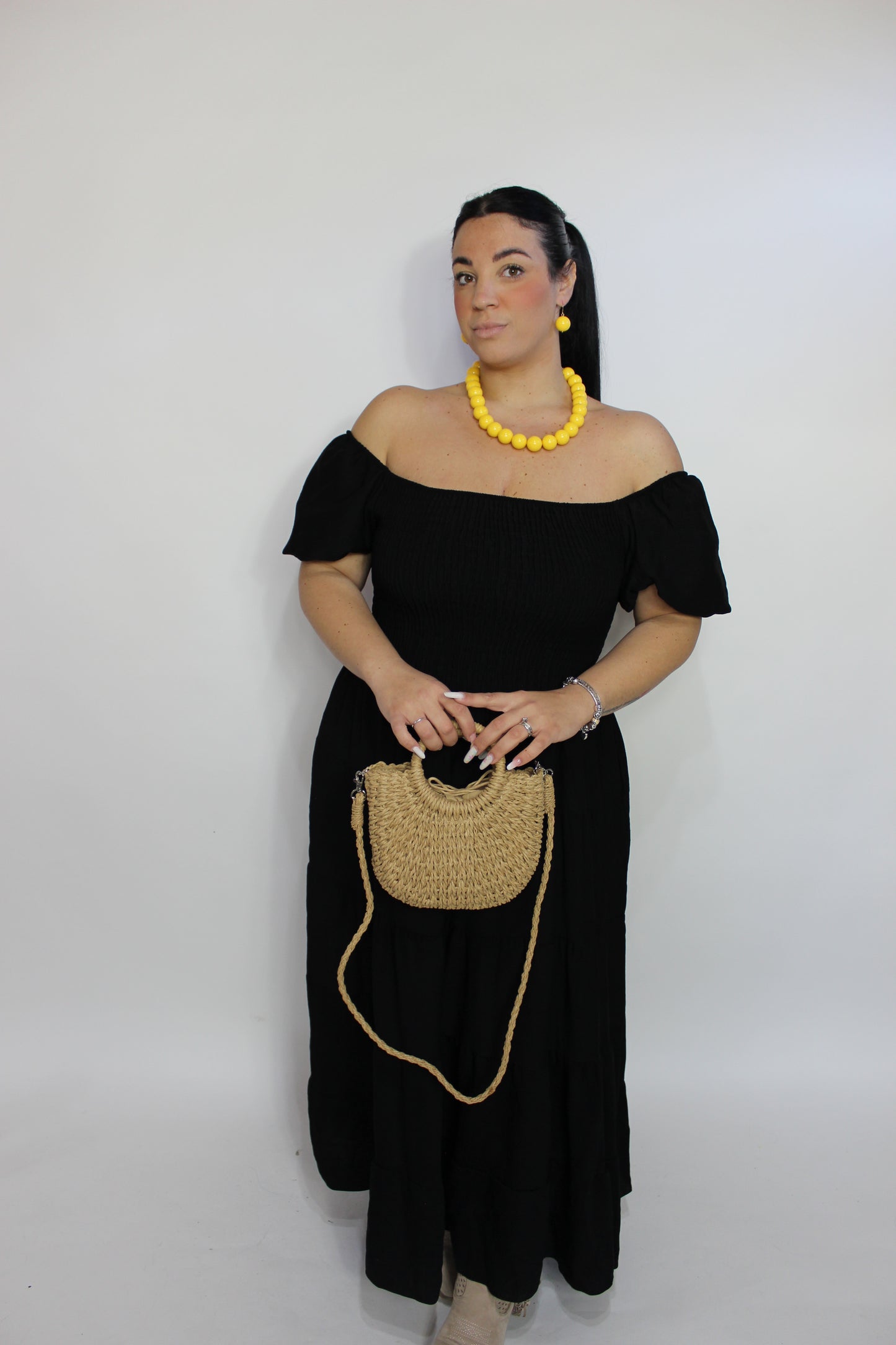 Abito Amalfi Curvy Nero