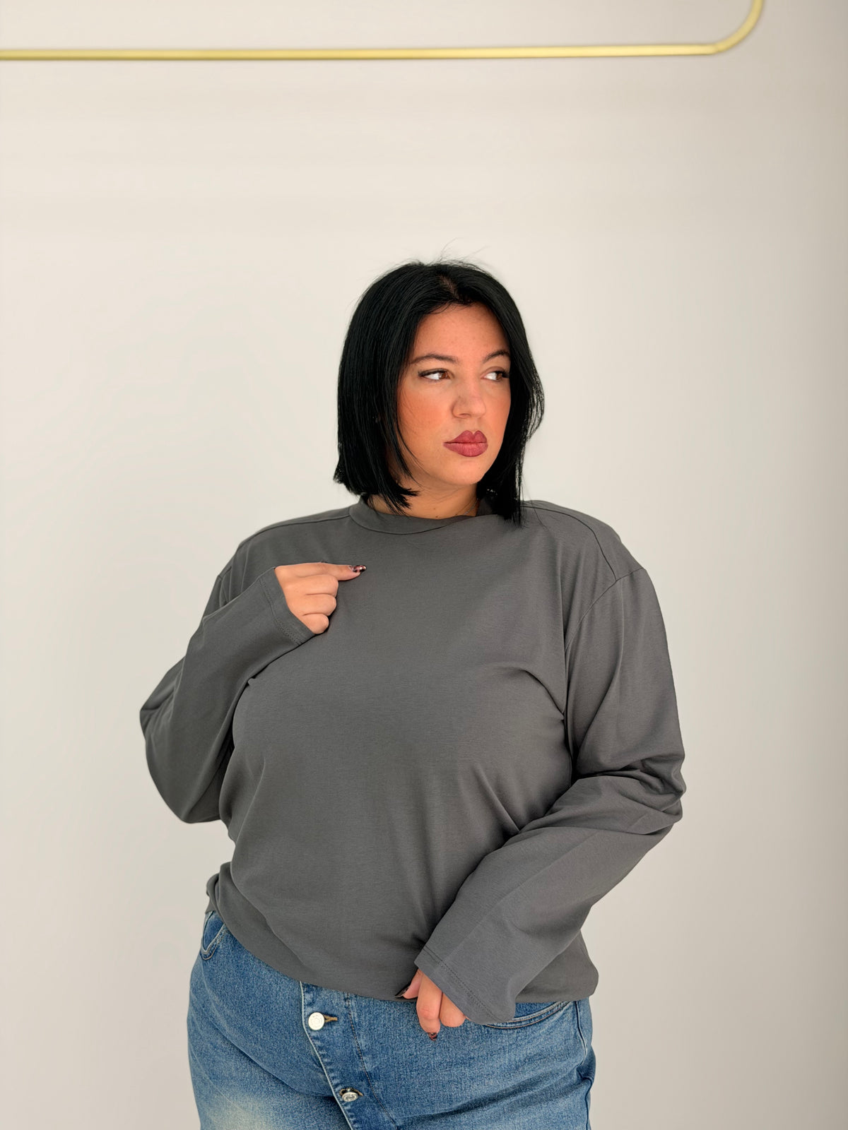 Maglia Spalline By JustWest oversize