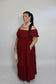 Abito Amalfi Curvy Bordeaux