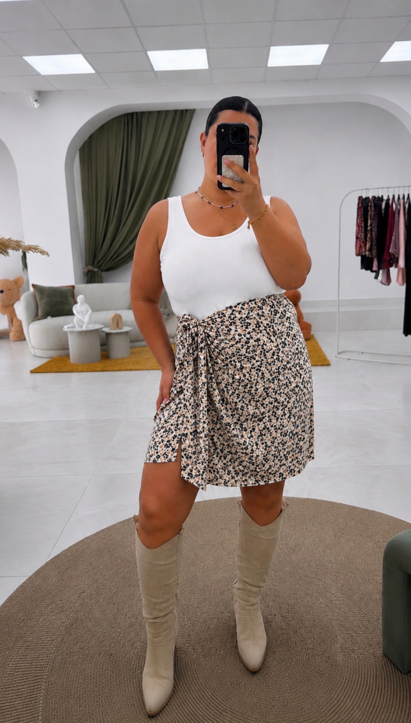 Gonna portafoglio fantasia Curvy