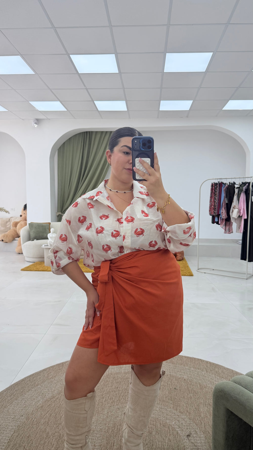 Camicia fantasie Curvy