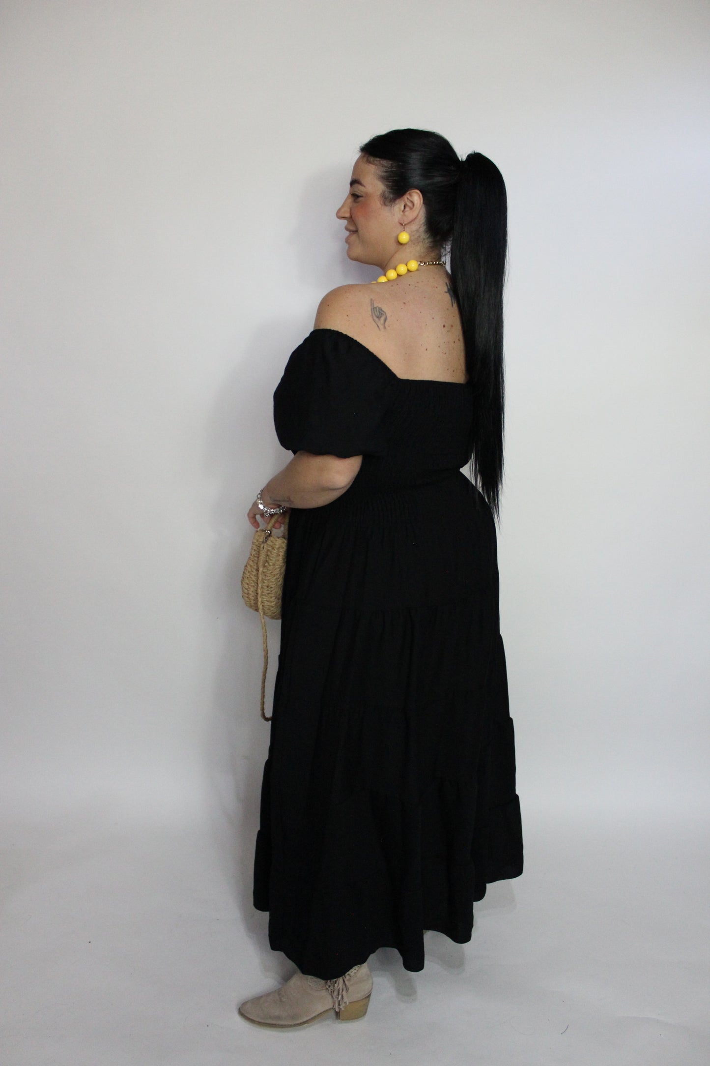 Abito Amalfi Curvy Nero