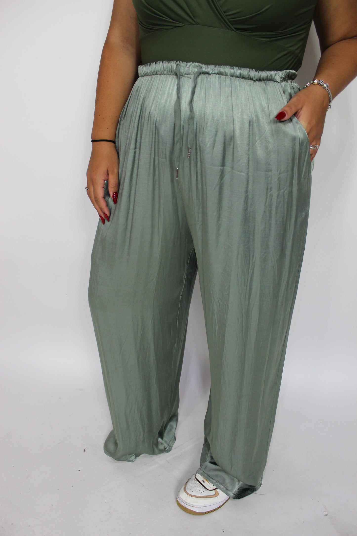 Pantalone Satin Curvy vari colori