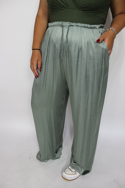 Pantalone Satin Curvy vari colori