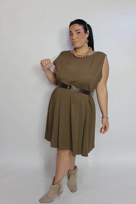 Abito Marechiaro Curvy Fango